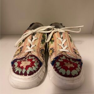 Free People Crochet Sneakers